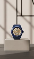 Dual-Time Platinum Travel Timepiece